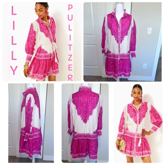 Lilly Pulitzer Dresses & Skirts - Lilly Pulitzer Drena Dress Sz 8 NWT               Belt Missing